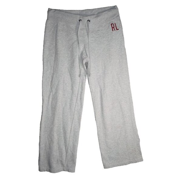 Vintage Polo Jeans Company Ralph Lauren RL Sweatpants Sz S 30 Gray Y2K Casual